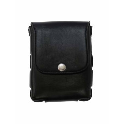 Rouge Soft leather Belt Pouch Black (T11468)