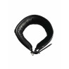 Rouge Leather Padded Posture Collar with 3 D-Rings Black (T11436)
