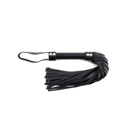 Rouge Short Leather Flogger Black (T11356)