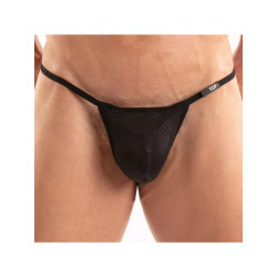 ToF Paris Temptation Microfiber Thong Underwear Black (T12163)