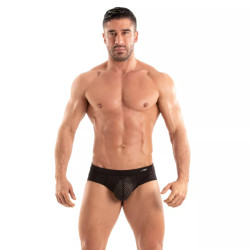 ToF Paris Temptation Microfiber Brief Underwear Black (T12181)