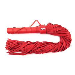 Rouge Suede Flogger Leather Handle Black (T11348)