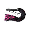 Rouge Suede Flogger Leather Handle Black (T11348)