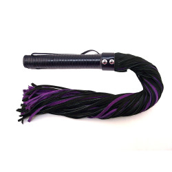 Rouge Suede Flogger Leather Handle Black (T11348)