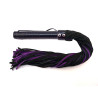 Rouge Suede Flogger Leather Handle Black (T11348)