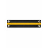 Rouge Leather Wrist Band Black/Yellow (T11635)