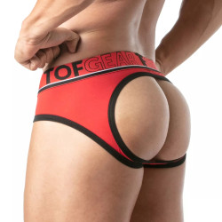 ToF Paris Champion Backless Brief Underwear Red (T12004)