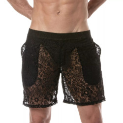 ToF Paris Lace Long Shorts Black (T11927)